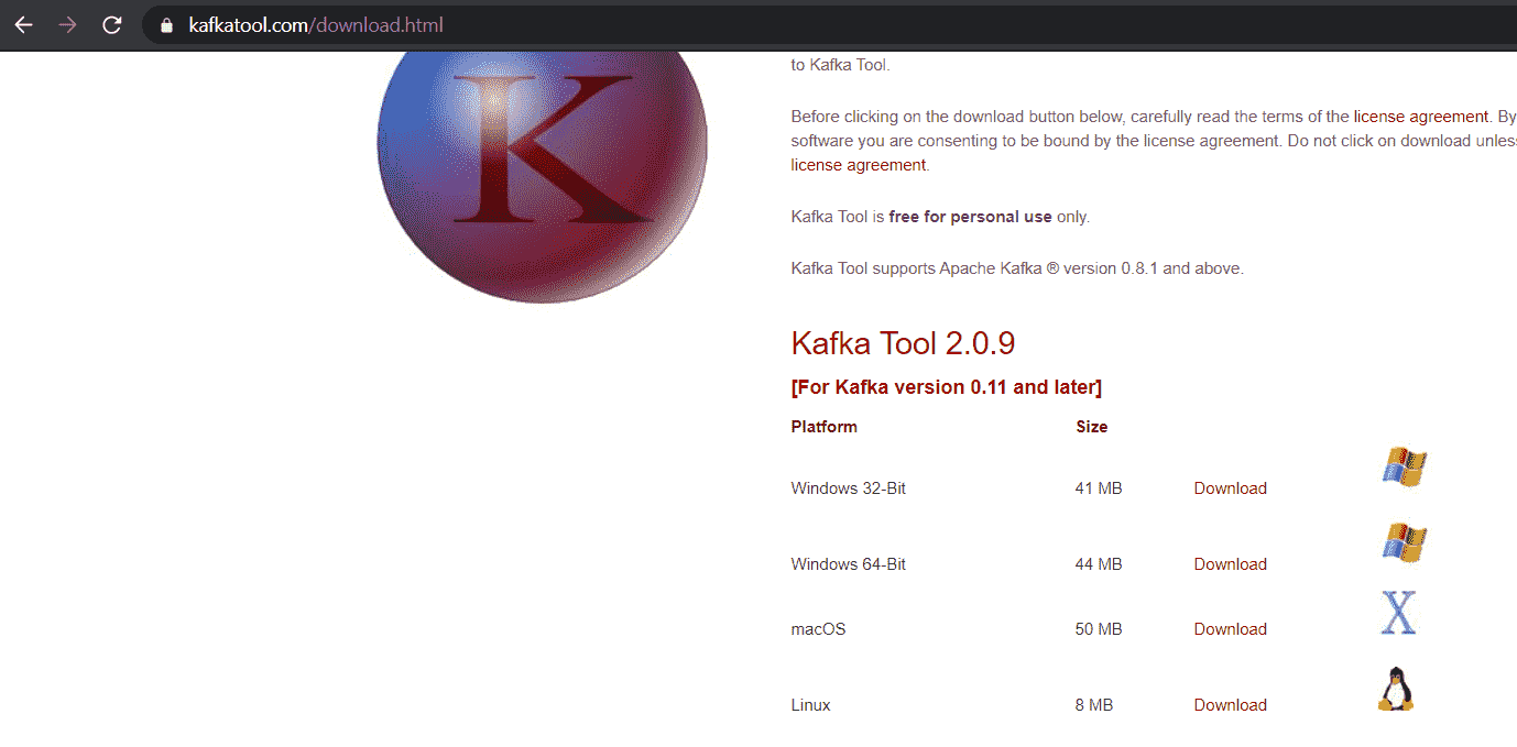 download kafka windows